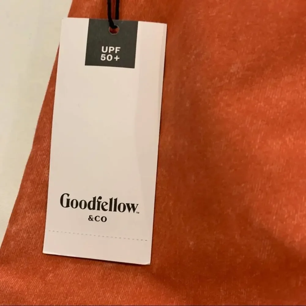 New Goodfellow orange swim trunks. Size large. - Picture 14 of 14